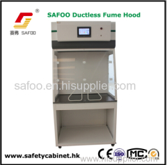 SAFOO Ductless vented filtered chemical fume hood