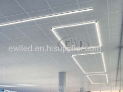 Half round aluminium low profile led ceiling lights or pendant lights