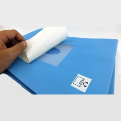 Disposable nonwoven surgical drape