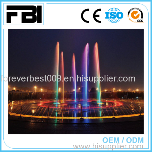 5pcs super high spay colorful water fountains/ outdoor water features/