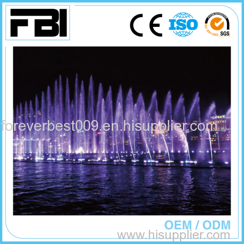 music dancing water foutains with led lights decoration