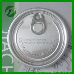 aluminium easy open lid for PET cans