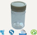 China food jar Screw Cap Sealing Type and Plastic Material biodegradable plastic bottle Plastic PET Can with lids