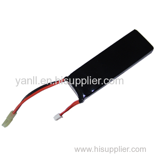 Airsoft Gun Battery Pack 7.4V 2200mAh RC LiPo Battery Pack for RC Hobby