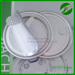 83mm aluminium shell foil lid