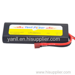 RC LiPo Car Battery Pack 2S1P 7.4V 4000mAh 20C RC Car Battery Pack