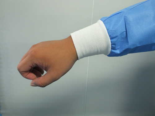 Disposable medical rib knit cuffs