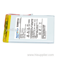Rechargeable LiPo Battery Pack for Digital Products 3.7V 2500mAh