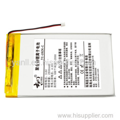 Rechargeable LiPo Battery Pack for Digital Products 3.8V 2800mAh