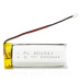 Rechargeable LiPo Battery Pack with PCM 3.7V 650mAh LiPo Battery Pack for Digital Products