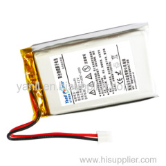 Digital Audio battery 3.7V 2000mAh Rechargeable LiPo Battery Pack