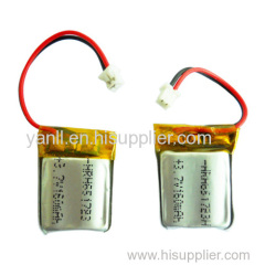 Rechargeable LiPo Battery Pack with PCM 3.7V 160mAh LiPo Digital Battery Pack