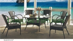 Outdoor dining table chair sets wicker dining set manufacturer