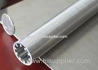 75 Micron FOTI Wedge Stainless Steel Cylindrical Screen For Food Industrial