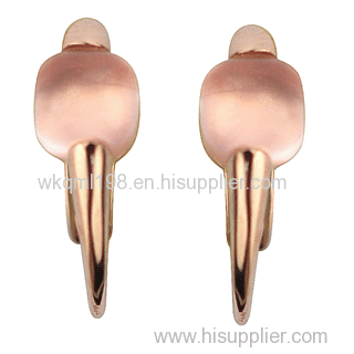 2015 Manli fashion European and American temperament sweet Female plating 18K rose gold Earrings