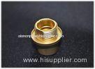 RF Connector Custom Aerospace CNC Machining Brass Tuned Parts Gold Plated