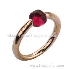 2015 Manli High quality new design all-match Natural red magnetic Ring