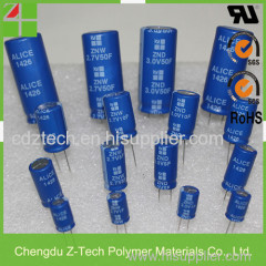 hot seller Low ESR & high power long lifespan 2.7V25F super capacitor