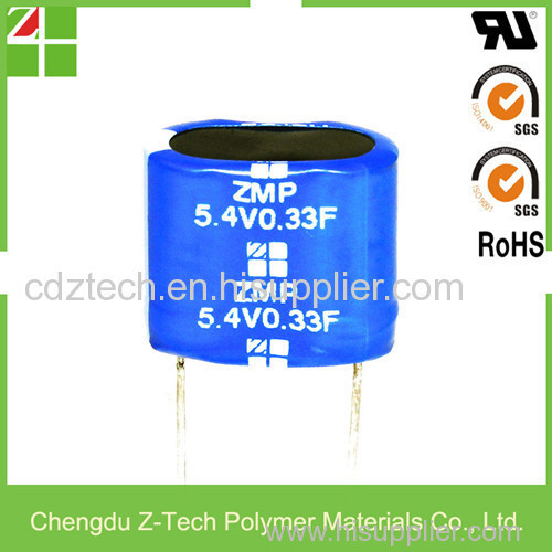 super capacitor 5.0V 1.5F 7.5F 7 5 Farad 5.4v farad capacitor