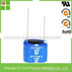 super capacitor 5.0V 1.5F 7.5F 7 5 Farad 5.4v farad capacitor
