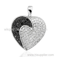 2015 Manli Fashion Female 925 Sterling silver heart-shaped Aestheticism Pendant