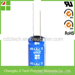 Super Capacitor 2.7v 15f ZNP2R7H126RS1B30 2.7V12F 12.5*30mm super capacitor