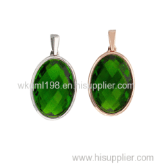 2015 Manli High Quality Natural emerald green crystal Pendant