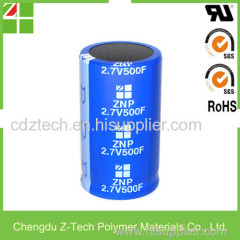 2.3v 2.5v 2.7v super capacitor Supercapacitors 500F