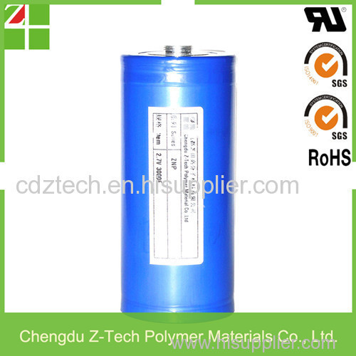 fast charge and discharge 2.7v 15f 220F double layer capacitor
