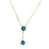 2015 Manli Fashion all-match Natural blue crystal pendant