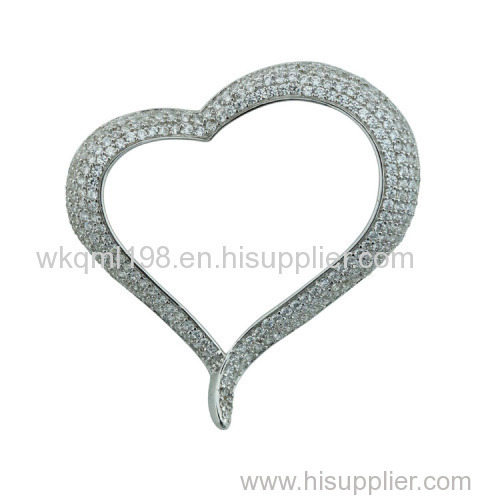 2015 Manli Fashion female European and American Sterling silver love heart-shaped Pendant