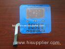 PC Corrosion Resistance Flexible Membrane Switch Keyboard in Blue