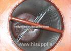 Pulp Filtration Wire Mesh Cylinder Abrasion - Resistant With 150 Micron Filtering Slot