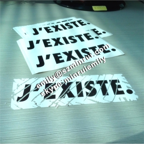 Custom 10x15cm Big Size Destructible Egg shell Stickers