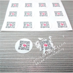 Non Removable QR Code Stickers