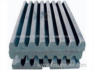 manganese steel Jaw crusher spare and wear parts