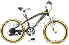 20" mountain bicycle with steel frame 21 speed