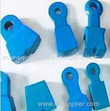 High manganese steel casting crusher hammer