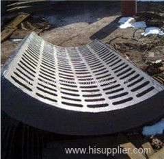 Hot sale grate plate for hammer crusher