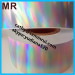 silver background hologram eggshell sticker