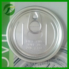 aluminium can top end for plastic cap