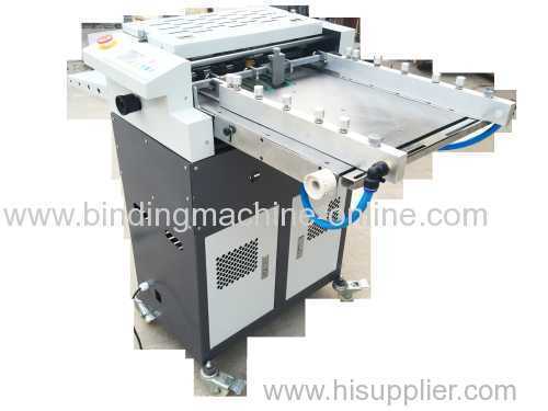 Automatic creasing and perforating machine with half cutting