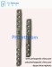 Width 8.0mm Lengthening Plates Veterinary Orthopedic Implants Stainless Steel Small Animal Orthopedic Plates