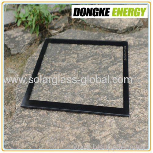 LED glass with float for solar panel