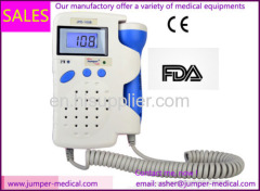 Portable Fetal Doppler CE proved with power charger and external probe