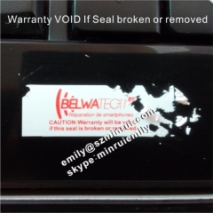 Custom Warranty Void If Seal Broken Or Removed Stickers With Logo Printed Custom Warranty Void Seal Stickers for Repair