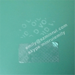 Clear Tamper Proof Void Stickers for Package Seal Use