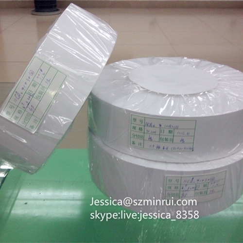 Custom Self Destructible Paper Label Non Removable Sticker Security Brittle Eggshell Paper Sticker Material