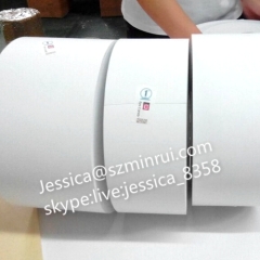 Custom Fragile Paper Breakable Vinyl Label Material Tamper Evident Die Cut Adhesive Vinyl Paper Rolls