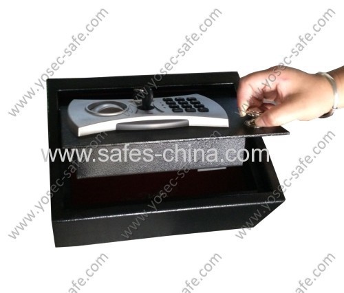 Electronic digital gun pistol drawer safe box black/premium drawer safe with electronic lock for pistol and handgun